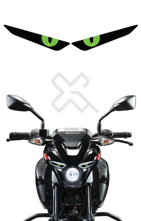 Pulsar N160 Eye Sticker | Pulsar N160 Green Eye Sticker